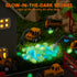 3+ JOVA Klever Kits Construction Sensory Bin for Toddlers with Glow in The Dark Stones, Sandbox with Lid Castle