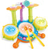 Drum Set for Toddlers 1-3, Baby Drum Set with Microphone, Kids Drum Sets for 2-5 Year Olds, Birthday Gift