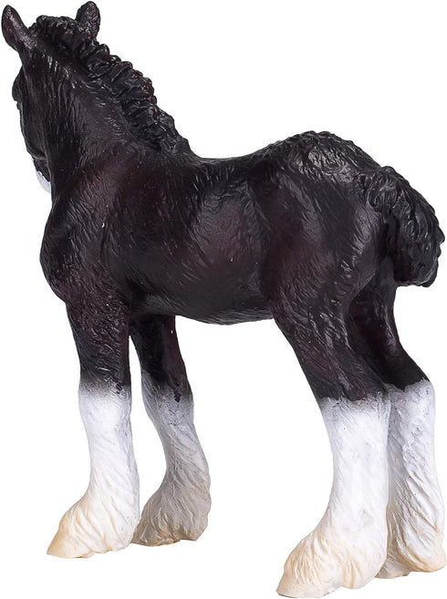 MOJO Shire Foal Realistic Equestrian Horse Club - Hand Painted Toy Figurine