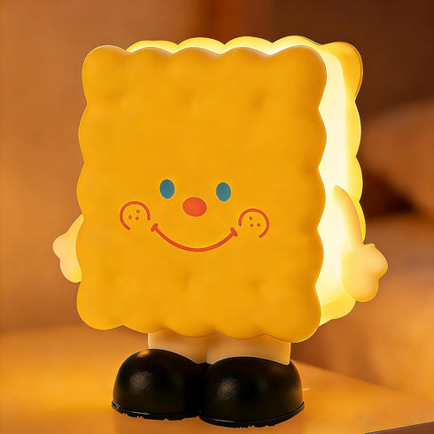 Biscuit Night Light for Kids, Rechargeable Baby Night Lights, Portable Sleep Nightlight,