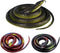 Fake Snake,3pcs Halloween Decorations Rubber Snakes to Keep Birds Away Realistic Rubber