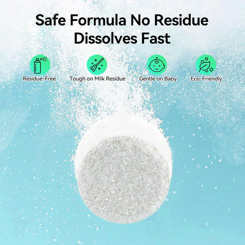 150 Momcozy, ICUIRE PCS Baby Bottle Washer Detergent Tablets Compatible with Baby Brezza, GROWNSY for All Brands Baby