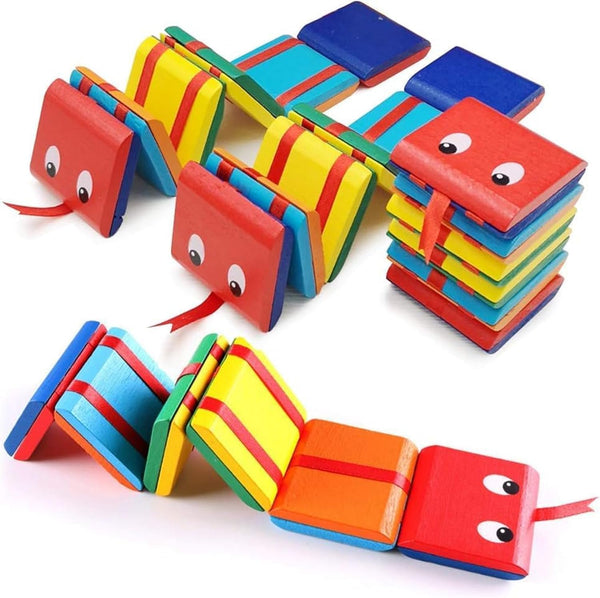 AMOR PRESENT 2PCS Jacob's Ladder, Wooden Fidget Toy for Kids, Classic Toy Jacobs Ladder