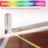 Coitak 6 Inch Optical Glass Triangular Prism, Crystal Tool for Teaching Light Spectrum Physics and Photography