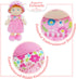 12" 1 2 3 June Garden Soft Dolly Emilia - Stuffed Soft Baby Doll Gift for Year Old Girls - Pink Dress
