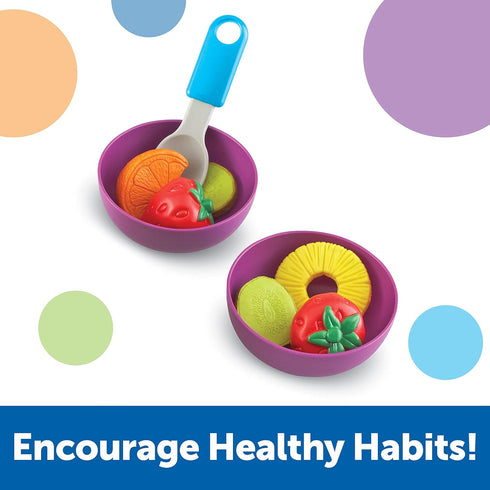 1-3, Sets, Learning Resources New Sprouts Fresh Fruit Salad - Realistic Play Food for Toddlers Preschool Learning Toys