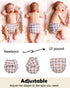 12pounds 6pcs 12 6SVB129 ALVABABY Baby Pocket Newborn for Less Than Baby Snaps Cloth Diapers Nappy with Inserts