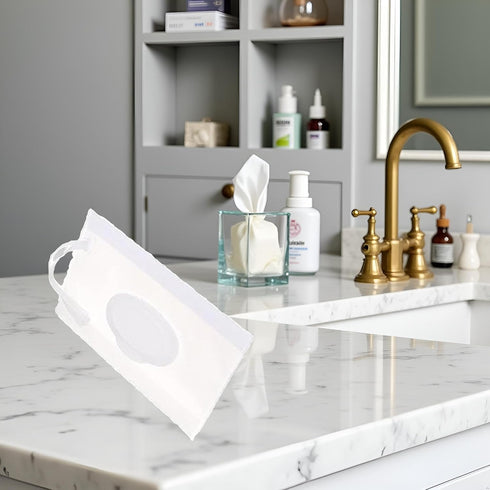 Juroicessry Set White Baby Wipe Case Travel Holder Keeps Wipes Moist of Wet Wipes Holders Cases Diaper Wipe Holders