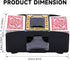 Automatic Card Shuffler for 1/2/4/6 Decks - Electric Battery-Operated Shuffler for Poker, UNO, and More