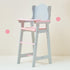 Doll High Chair for Baby Dolls - Olivia's Little World Wooden Play Furniture for 16" to 18" Dolls