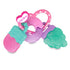 Nuby IcyBite Popsicle, Donut and Ice Cream Teether Ring, 3+ Months