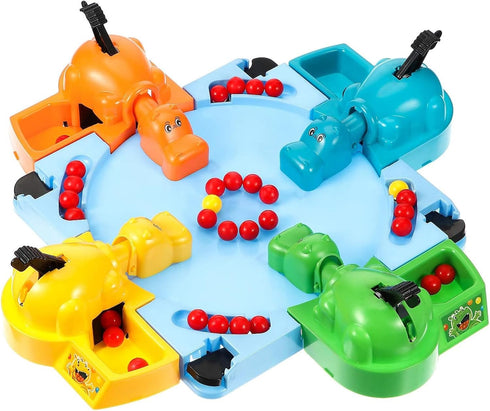 Gejoy 84 Pieces Game Replacement Balls - 4 Sets Compatible with Hungry Hungry Hippos, 76 Red & 8 Yellow Balls
