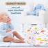 10 Pack 20'' 10'' 6 Tatuo Muslin Baby Burp Cloth Soft Washcloths x Layer Soft Absorbent Newborn Rags Towel for Baby