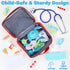 Gifts2U 28-Piece Set 3+ Kids First-Aid Kit Toy, Pretend Play Doctors Kit for Kids with Real Stethoscope and Storage