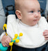 Mobi Liinklz Silicone Tethers - Baby Toy Holder Straps, Stroller & High Chair Toy Safety Straps, Cool Colors (Pack of 3)