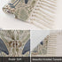 Debedcor 2'x 4', Country Entryway Door Mat Cartoon Egret Non Slip Washable Throw Rug with Tassels, Bird Leaves Coral