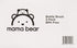 (Pack 3) Amazon Brand - Mama Bear Baby Bottle Brush with Nipple Cleaner and Suction Cup Stand, White