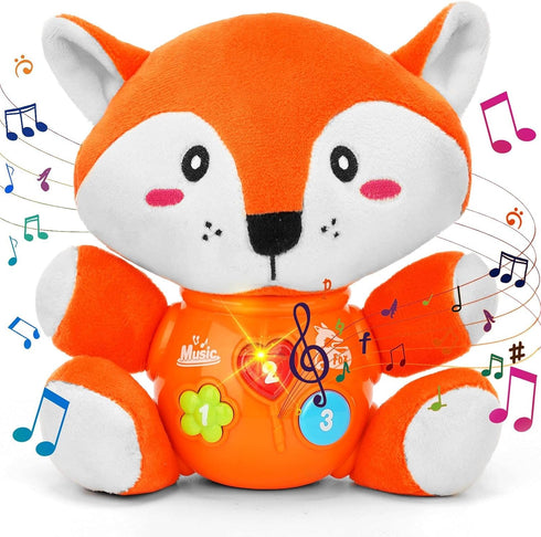 Musical Baby Toys, Cute Fox Newborn Toys for Toddlers, Infants Baby Toy for Girls and Boys, Best Gift