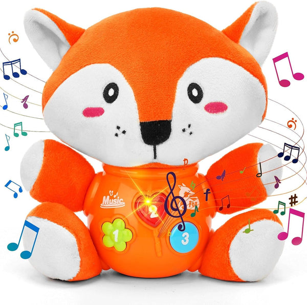 Musical Baby Toys, Cute Fox Newborn Toys for Toddlers, Infants Baby Toy for Girls and Boys, Best Gift