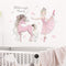 ROFARSO Cute Colorful Wall Stickers for Kids, Removable Decals for Nursery Baby Girls Bedroom Playroom (Ballet Girl