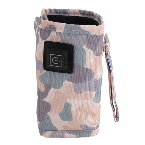 Temperature Control USB Milk Warmer Bag, Compact Bottle Insulation Cover with Portable