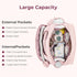 Spacious Telena Tote Diaper Bag for Women - Ideal for Hospital and Travel with Pacifier Case