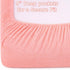 2 Pack 28"x 52"- Blush Muslin Crib Sheets for Boys & Girl- Neutral Breathable Cotton Crib Mattress Sheets Fitted