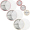 PandaEar 3 Pack Stainless Steel Baby Suction Plates, Divided Toddler Plate for