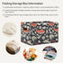 CWUPZAY 1 Pack Salmon Storage Basket Canvas Fabric Collapsible Storage Bins Box Organizer Waterproof for Home Bedrooms