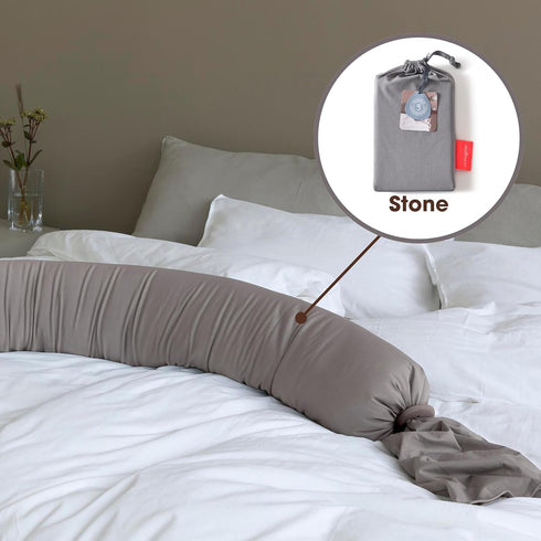 bbhugme Pregnancy Pillow Cover - Cotton Jersey Fabric - Fits bbhugme Pregnancy Pillow for Side Sleeping - Cover Only