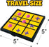 12 5" Gamie Magnetic Board Travel Games for Kids, Includes Retro Fun Games - Compact Design, Individually Boxed Travel
