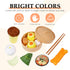 Chinese Breakfast Pretend Play Food Sets for Kids Kitchen - 2 Sets Mini Food Play Set for Dollhouse