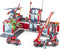 QLT QIAOLETONG City Fire Station Building Kit, 774 Pcs Set Including Fire Station, Fire Truck, Helicopter, Fire