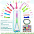 6 7 8 9 10 11 12 VERTOY Friendship Bracelet Making Kit for Girls - Cool Arts and Crafts Toys for Years Old, Bracelet