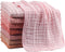 8 Pack Muslin Burp Cloths for Baby Girls - 6 Layer Organic