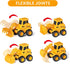 Olbyefly 2 3 4 5 6 Bulldozer Construction Toys for + Year Old Boys Kids Toddlers Girls, Sandbox Excavator Toy Trucks