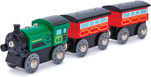 Hape Kids Wooden Railway Steam Engine Toy