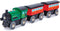 Hape Kids Wooden Railway Steam Engine Toy