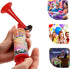 10pcs Reusable Air Horn, Handheld Air Pump Horn Marine Signal Football Cheering Bear Self Defense Loud Noise Makers