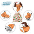 foixnub Baby Car Seat Canopy Covers Gingerbread Man Candy Cane Christmas Cookies Nursing Breastfeeding Cover Multi-use