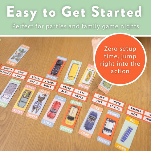 Parkade Board Game - Word Games and Parking Cars for Friends and Family Game Night, 3-13 Players
