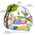 9 Lupantte Baby Gym Play Mat with Toys for Sensory and Motor Skill Development Language Discovery, Thicker Non-Slip