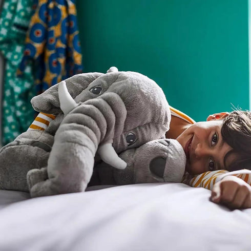 24 Inch Ryttir Fuzzy Large Elephant Stuffed Animal, Soft Stuffed Elephants Plush Toy Newborn Gift, Funny Elephant Gifts