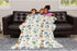 SqtmuHLuo 60x80inch Safari Jungle African Animals Baby Blanket for Boys Girls Neutral Giraffe Elephant Monkey Newborn