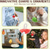 Set, 4 16" MaoGoLan Magnetic Hedgehog Plush Toys Family Mama & Baby with Fruits - Soft Stuffed Animals for Imaginative