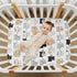 Cozy 28x52 Kigai Cute Cats Crib Sheet for Boys and Girls Jersey Knit Fitted Crib Sheet Soft Breathable Baby Crib Sheet