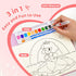Sets 3-5 4-8, 24 Paint with Water Coloring Books for Toddlers - Watercolor Painting Book for Kids Ages Pages Total DIY
