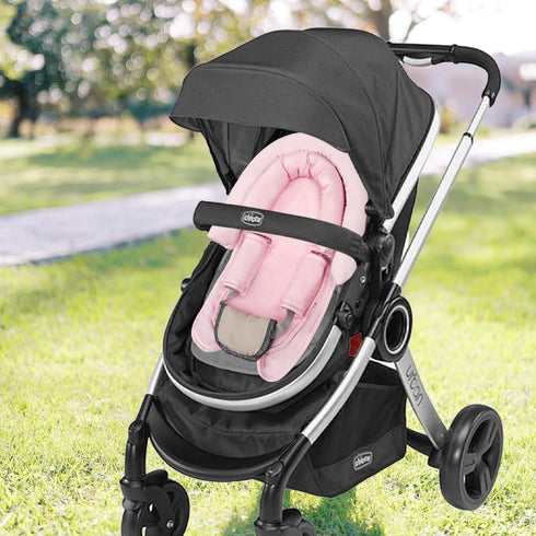 2 1 0-12 SWESEN Infant Car Seat Insert & Strap Covers, Car Seat Head Support for Baby Girls Boys, in Breathable Air