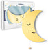 17.7 11.2 1.5-in Lumipets Moon Wall Light - Nursery Decor, Baby Room Decoration, Wall Mounted, Battery Operated