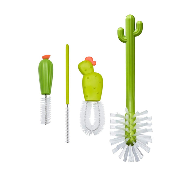 Boon Cacti Replacement Baby Bottle Brushes - Includes Bottle Cleaner Brush, Straw